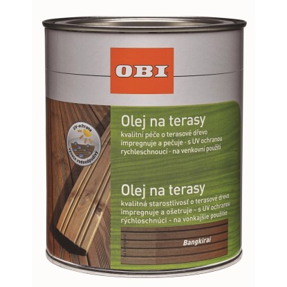 OBI Terasový olej bangkirai 750 ml