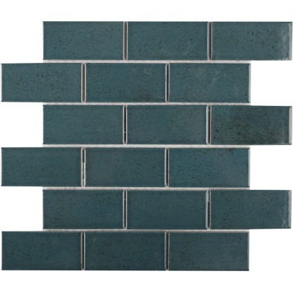 Euro Stone Keramická mozaika Castello Brick tmavě modrá 30,3 x 30,6 cm