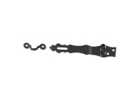 Domax Závěs ozdobný zamykací ZOZ 125, černá duplex, 125 x 30 mm