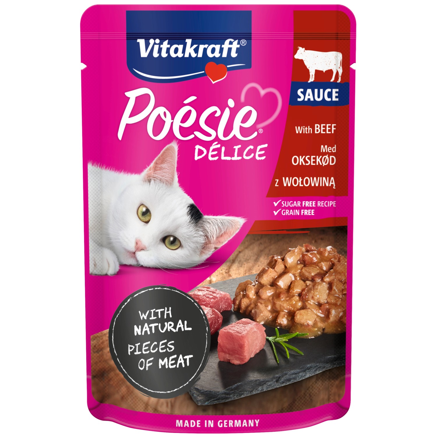 Vitakraft Kapsičky pro kočky Poésie Délice hovězí 1 x 85 g