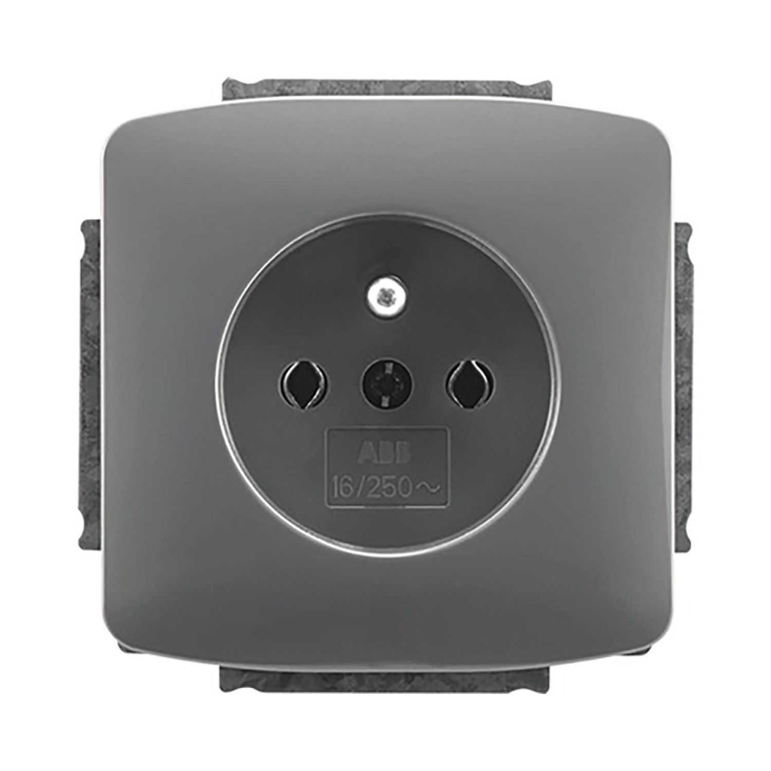 ABB 1násobná zásuvka TANGO 6619A-A06357 S2 kouřově šedá 37 x 73,8 x 73,8 mm