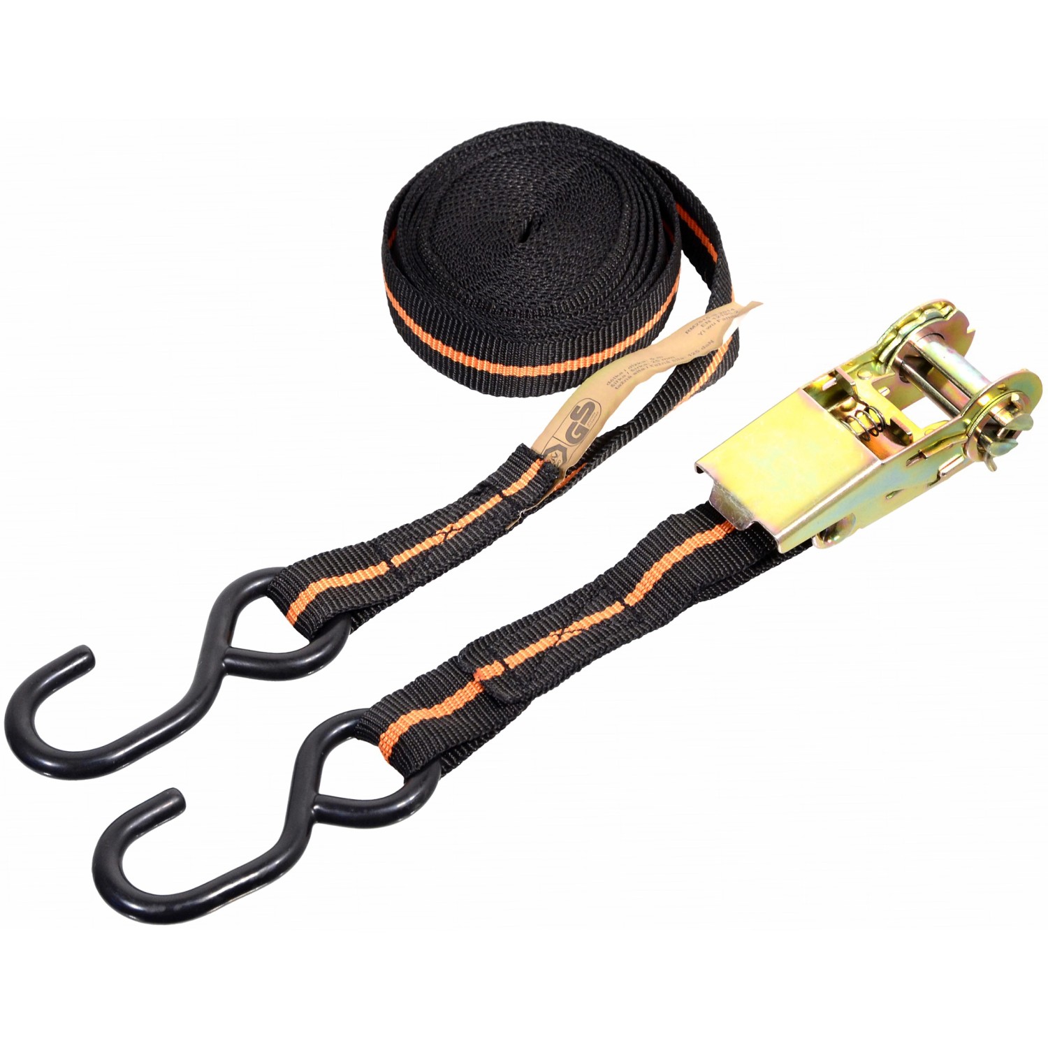 Compass Upínací popruh s ráčnou a háky 5 m TÜV / GS