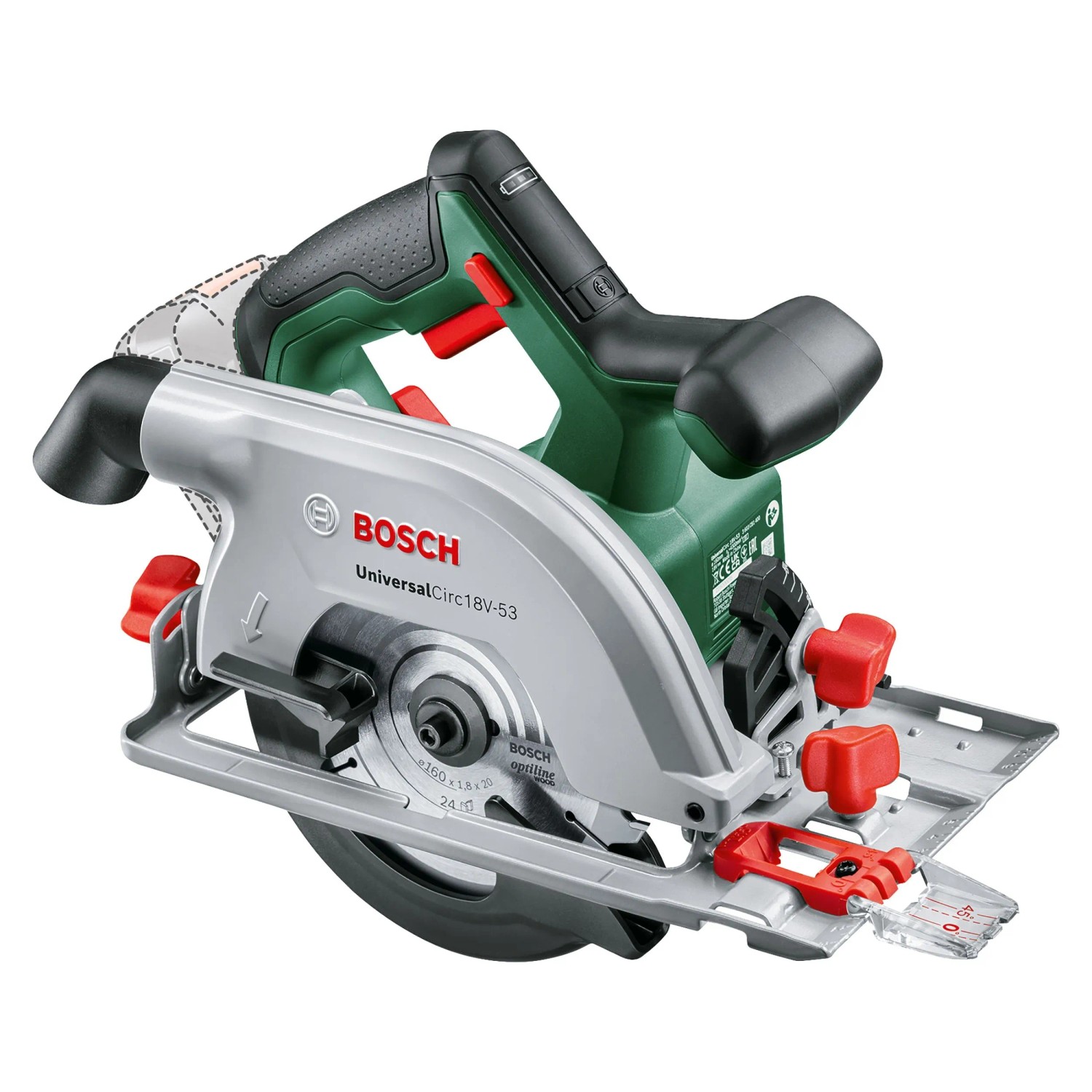 Bosch Aku okružní pila UniversalCirc 18V-53 Solo
