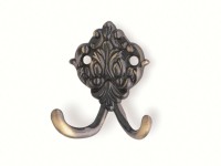 Háček 507 staromosazný leštěný 64 mm x 57 mm x 17 mm Háček 507 staromosazný leštěný 64 mm x 57 mm x 17 mm