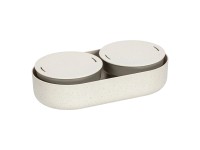 Plastia Klíčící miska Microgreens + Regrow slonová kost s kávovou sedlinou, 7,7