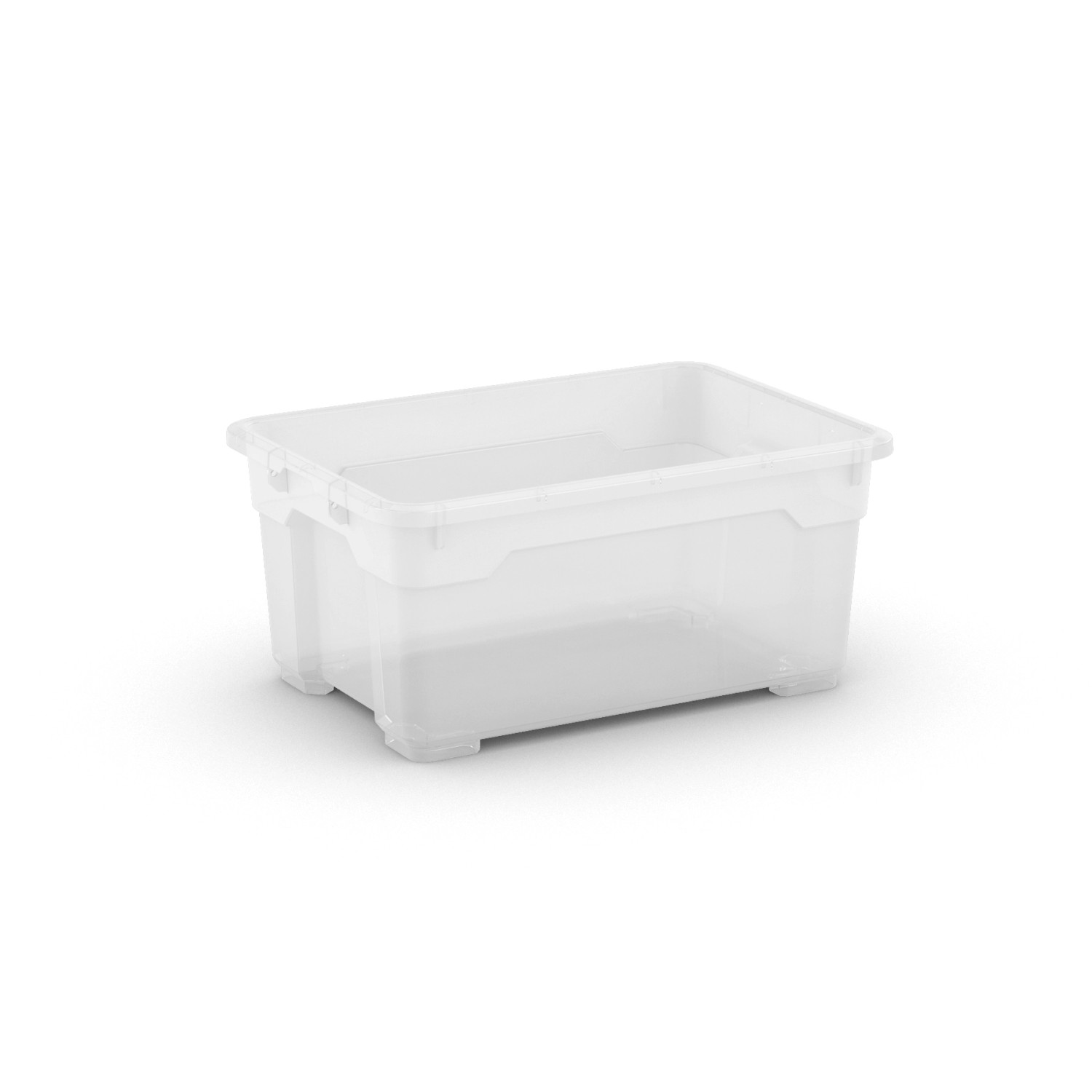 OBI Univerzální úložný box Santos XS, transparentní, 17 x 25,5 x 38 cm