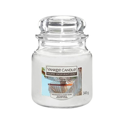 Yankee Candle Home Inspiration Svíčka, sklo, White Hammock, 13 x 9,5 cm