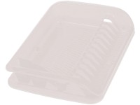 Keeeper Odkapávač na nádobí Pierre s podnosem 39,5 cm x 29,5 cm x 8 cm bílý
