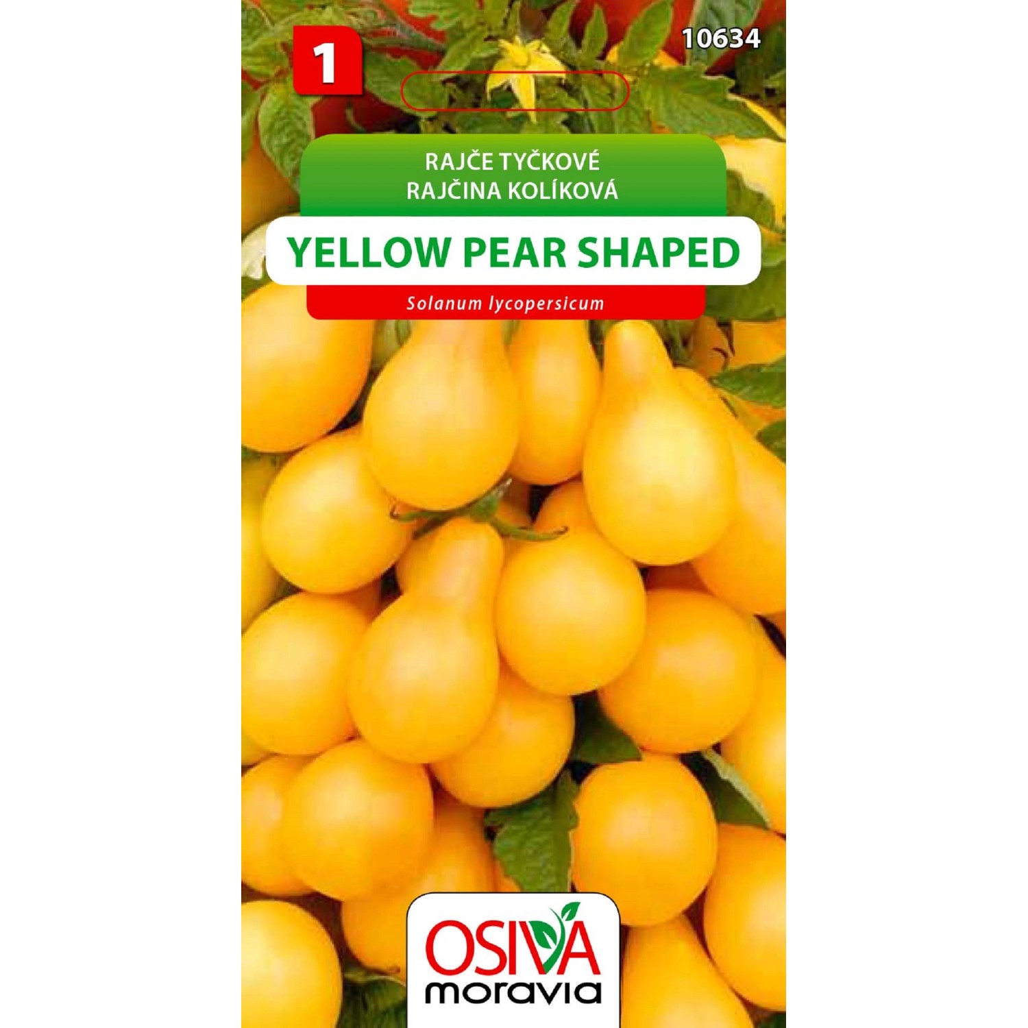 Osiva Moravia Rajče tyčkové rybízové Yellow Pear Shaped