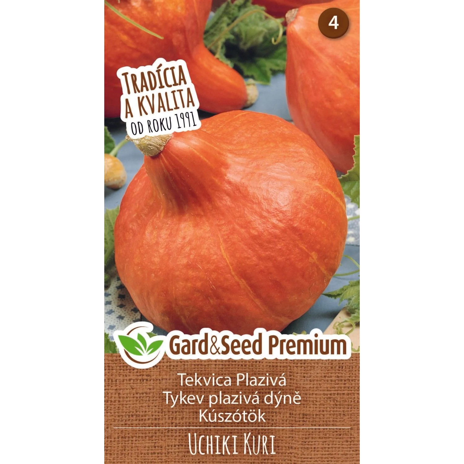 GardenSeed Premium Semínka Tykev plazivá Uchiki Kuri