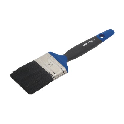 LUX-TOOLS Plochý štětec na laky se syntetickou pryskyřicí s rukojetí Softgrip 60