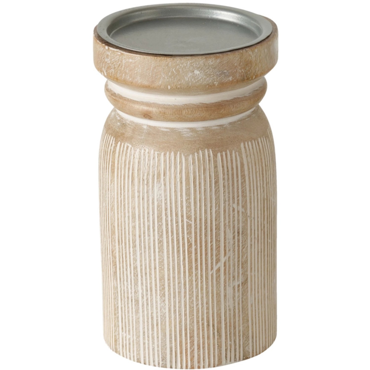 Boltze Svícen Jylling světle hnědý/béžový pr. 18 x 18 cm