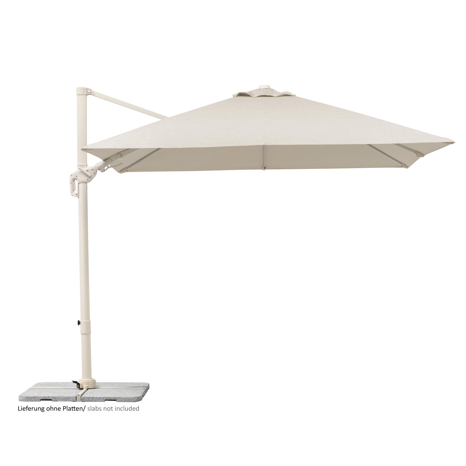 Schneider Schrime Slunečník Rhodos Twist Comfy přírodní 300 x 300 cm