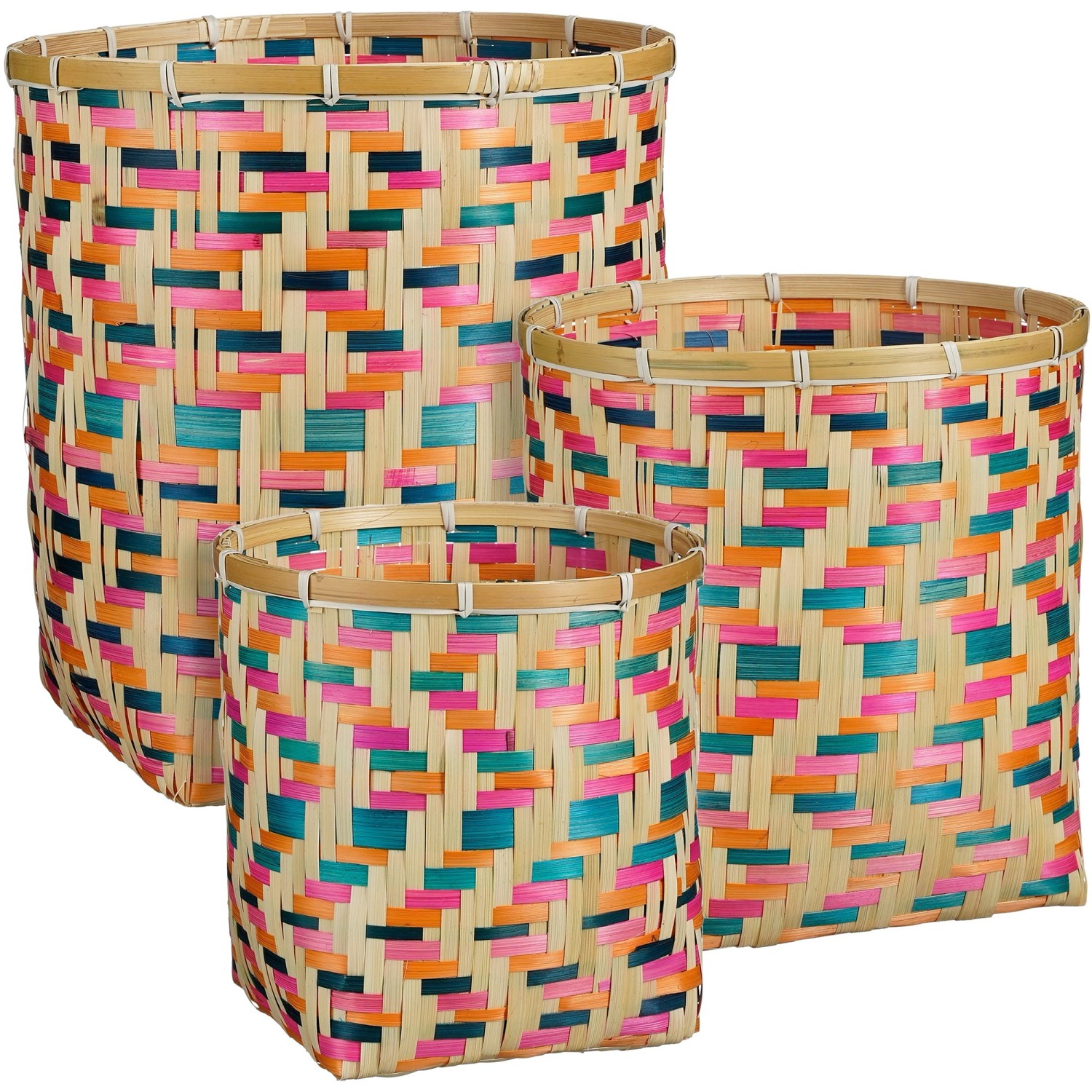 Mica Decorations Košík na květiny Rosa, pr. 32 x 32 cm