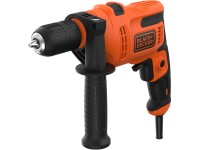 Black+Decker Příklepová vrtačka 1stupňová BEH200K-QS, 500 W vč. kufříku