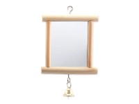 Bird Jewel Hračka zrcátko s rolničkou 13 x 10 cm