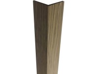 Arcansas Úhlový profil PVC imitace dřeva, tmavý, 20 x 20 x 1000 mm Arcansas Úhlový profil PVC imitace dřeva, tmavý, 20 x 20 x 1000 mm