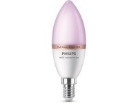 Philips Smart LED žárovka E14 C37, 4,9 W, 470 lm, RGBW 2200-6500 K