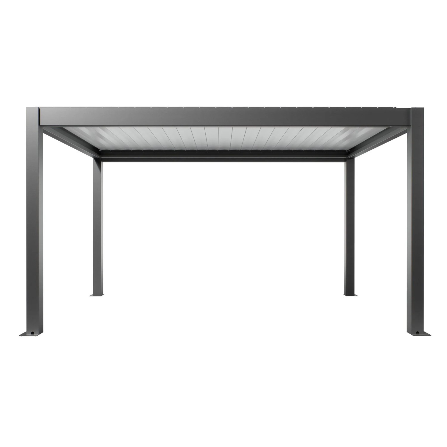 Biohort Pergola 4,5 x 3 tmavě šedá/bílá 460 x 312 cm