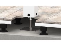 Biohort Výškově nastavitelná základní deska 20 x 20 x 25,5cm pro Pergolu bílá