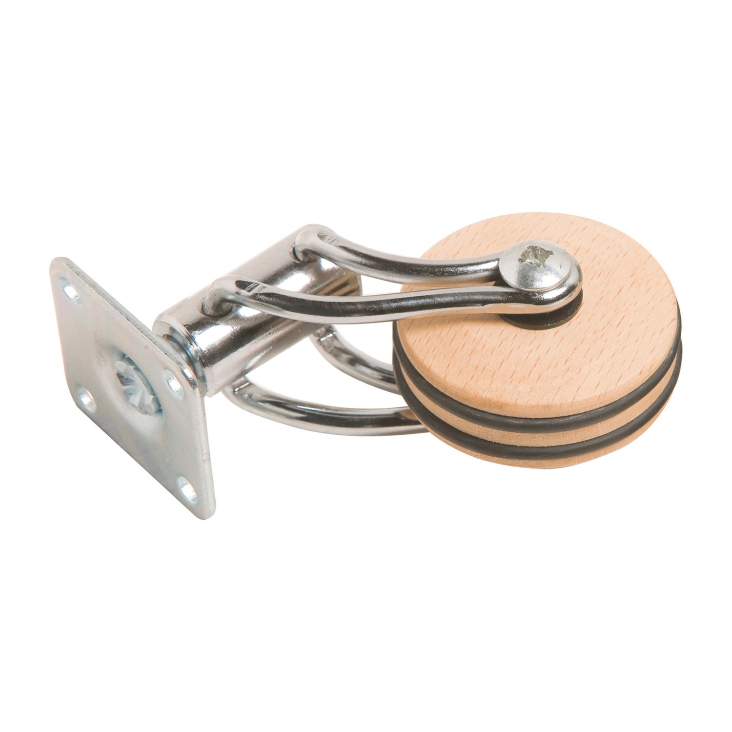 OBI Kolečko z bukového dřeva s vidlicí a destičkou průměr 50 mm 15 kg