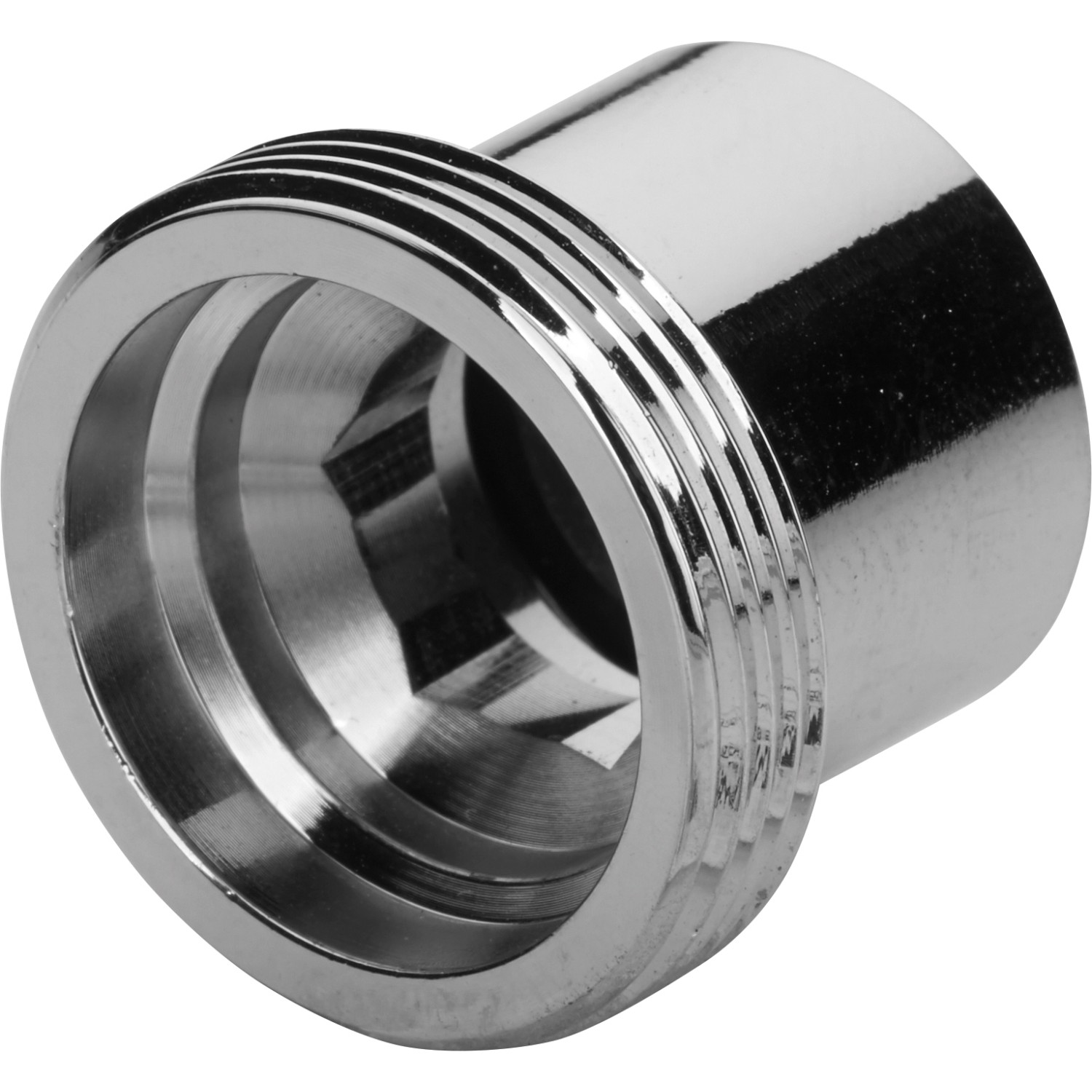 Přechodový díl M22 chromovaný