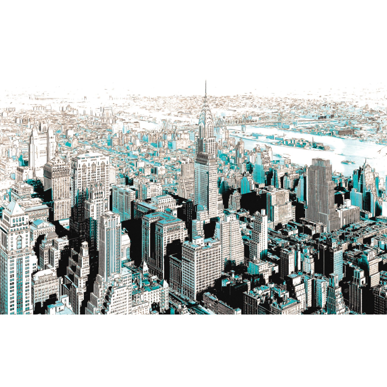 Komar Vliesová fototapeta Gotham 400 x 250 cm