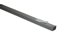 Gardinia Sada záclonových kolejniček Lucy 1drážková, stříbrná, hliník, 160 cm Gardinia Sada záclonových kolejniček Lucy 1drážková, stříbrná, hliník, 160 cm