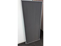 Peddy Shield Paraván v hliníkovém rámu 3x, antracitová, 170 x 70 cm