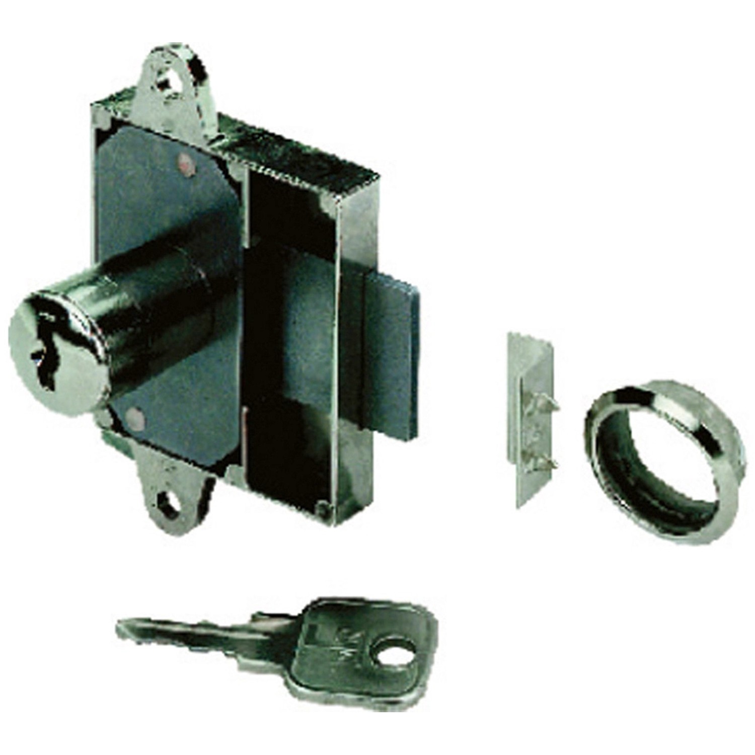 Hettich Cylindrický zámek k přišroubování, poniklovaná ocel