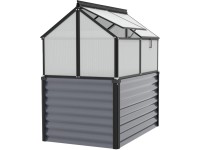 Vitavia Vyvýš. záhon s pař. Gaia Jumbo HKP 4mm granit/černá 83 x 122 x 135 cm