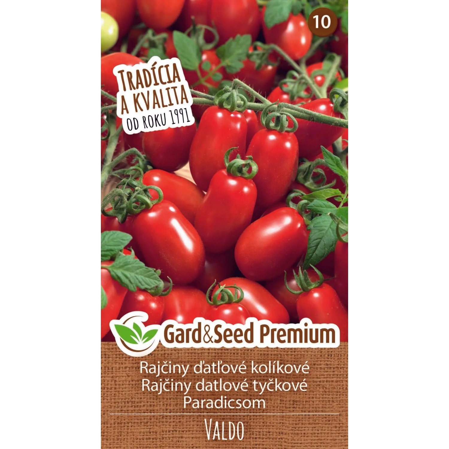 GardenSeed Premium Semínka Rajče datlové tyčkové Valdo