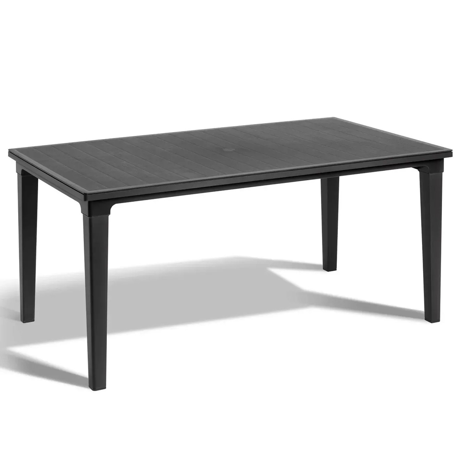 Allibert Stůl zahradní Futura grafit 165 x 95 x 75 cm