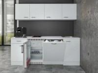 Flex-Well Kuchyně Wito 210 cm/typ 5 - lednice/varná deska/myčka