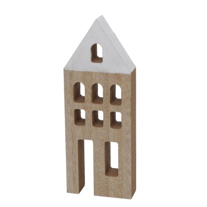 Boltze Home Dekorativní figurka Towny M, 2 varianty, bílá/přírodní