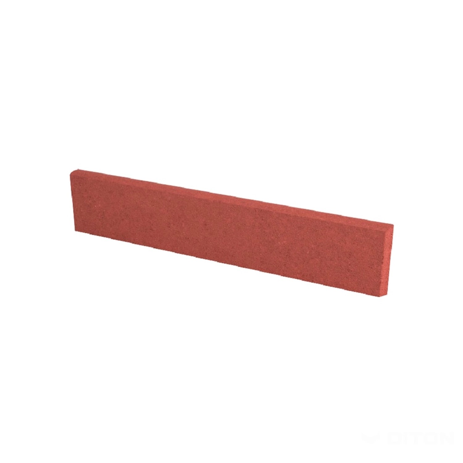 DITON Záhonový obrubník červený 100 x 5 x 20 cm