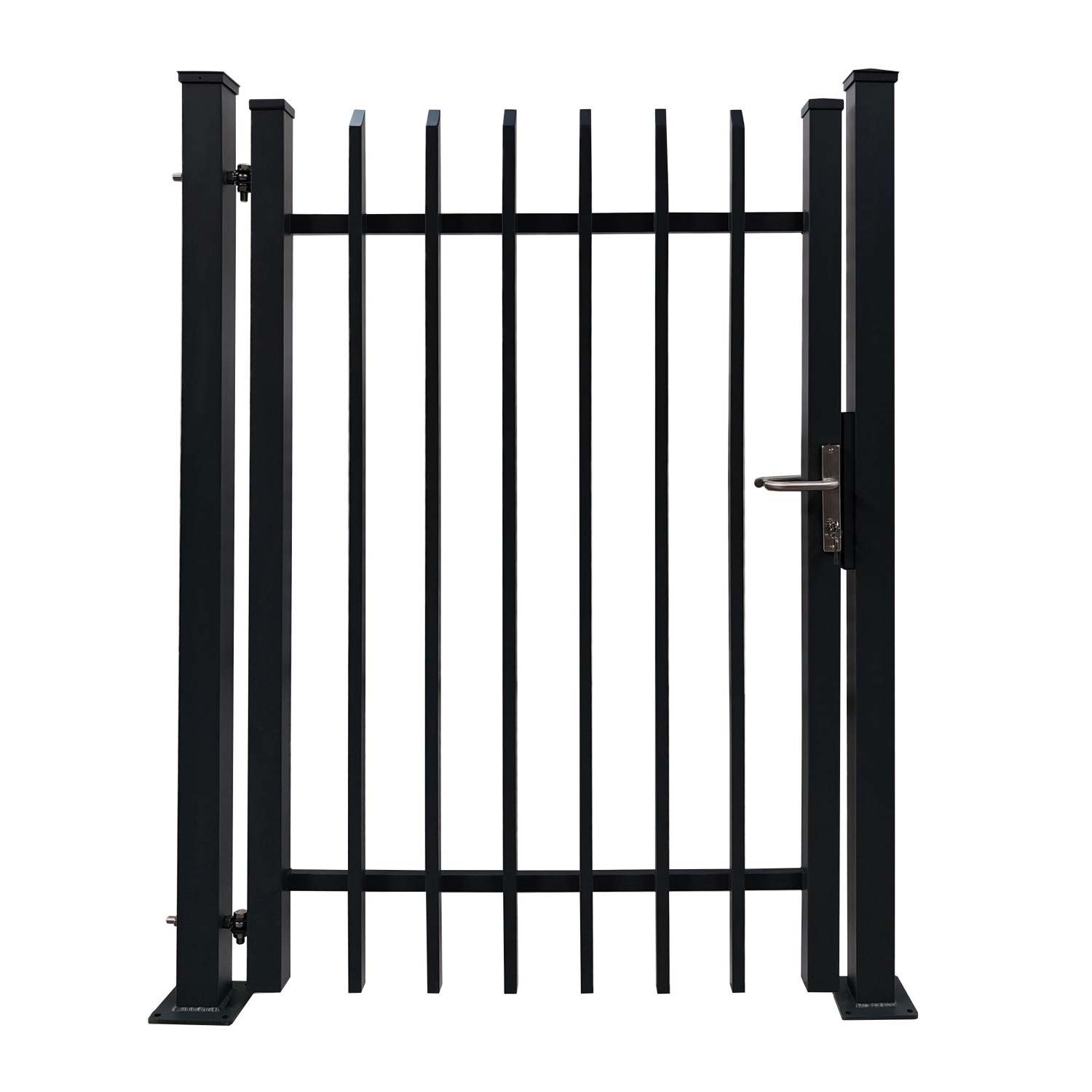 Floraworld Dekor. jednokřídlá branka Porto k přip.hmožd. antracit 120 x 180 cm