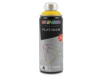 DUPLI-COLOR Lak ve spreji PLATINUM hedvábně matný, RAL 1023 žlutá dopravní 400ml