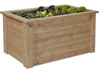 Gaspo Dřevěný vyvýšený záhon Gmünd 146 x 74 x 74 cm