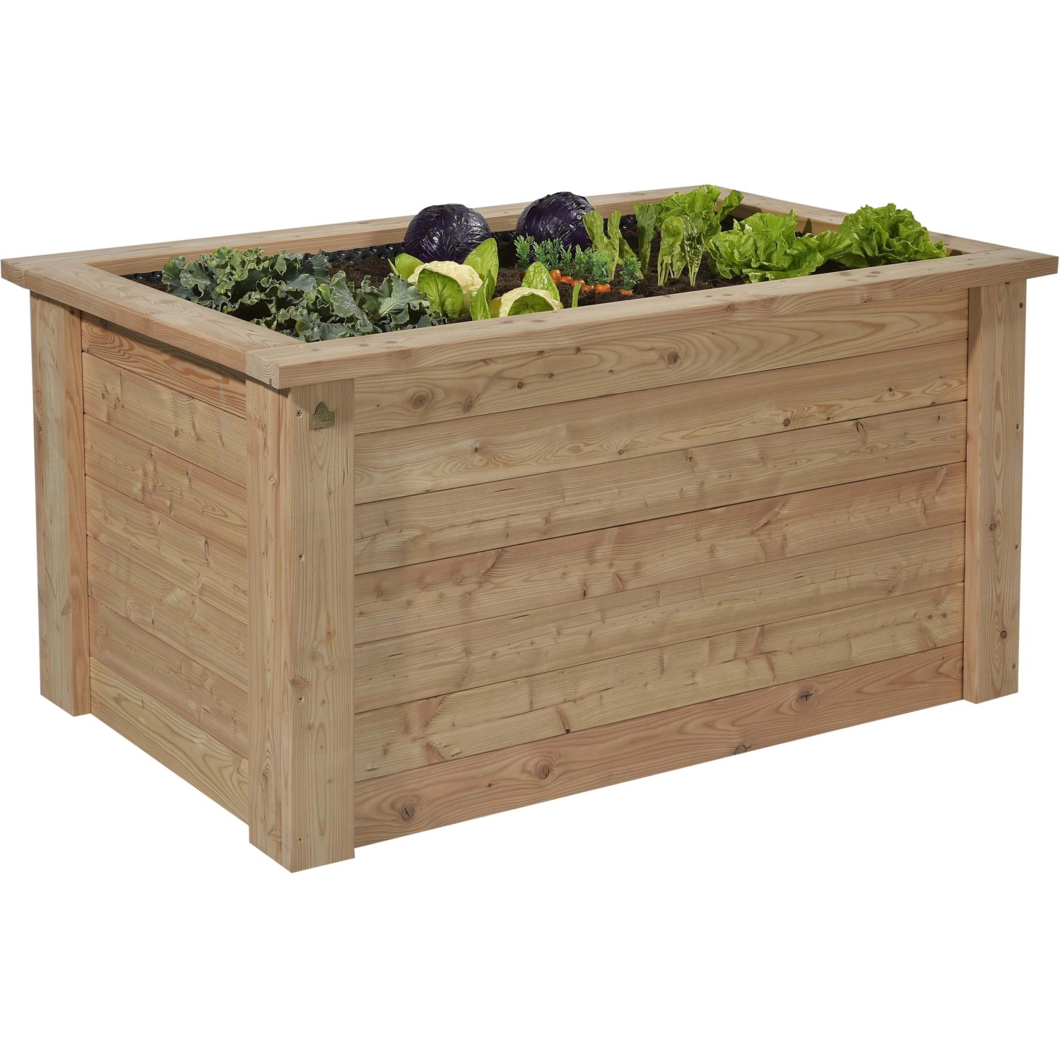 Gaspo Dřevěný vyvýšený záhon Gmünd 146 x 74 x 74 cm