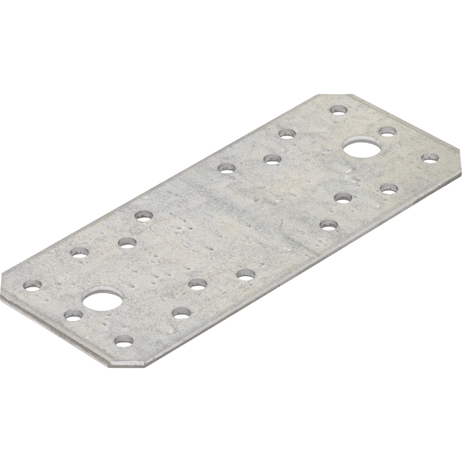 Plochý spojovací úhelník pozinkovaný 140 mm x 55 mm, 10 ks