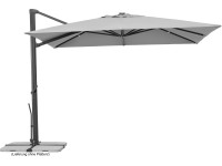 Schneider Slunečník Rhodos Smart stříbrno-šedý 300 x 300 cm