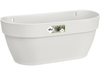 elho Závěsný květináč Vibia Campana na zeď, hedvábně bílý, 35 x 15 x 16 cm