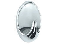 Wenko Samolepicí koupelnové háčky Háček, chrom, 2 ks