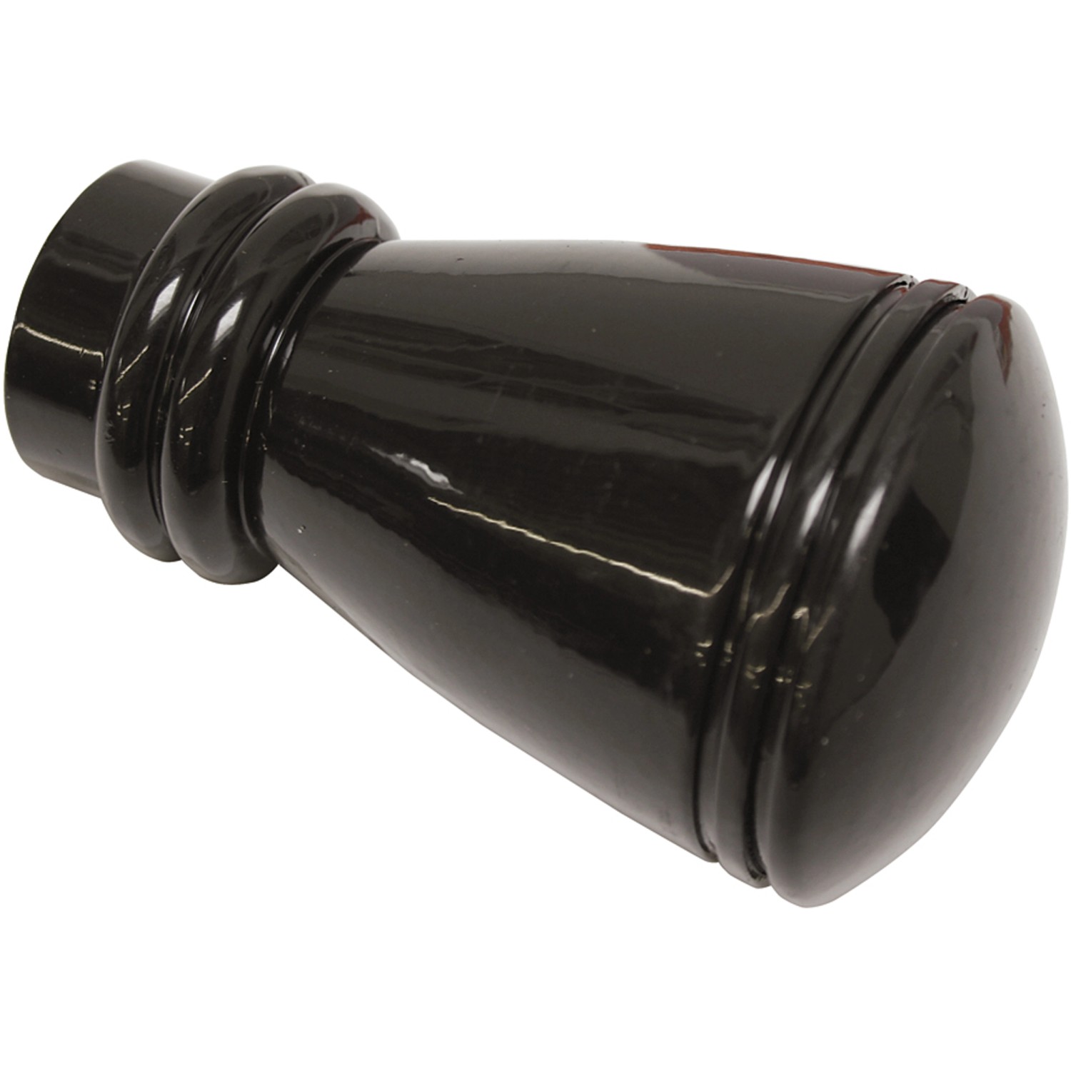 Gardinia Koncovka Chicago Siro černá, 2 ks