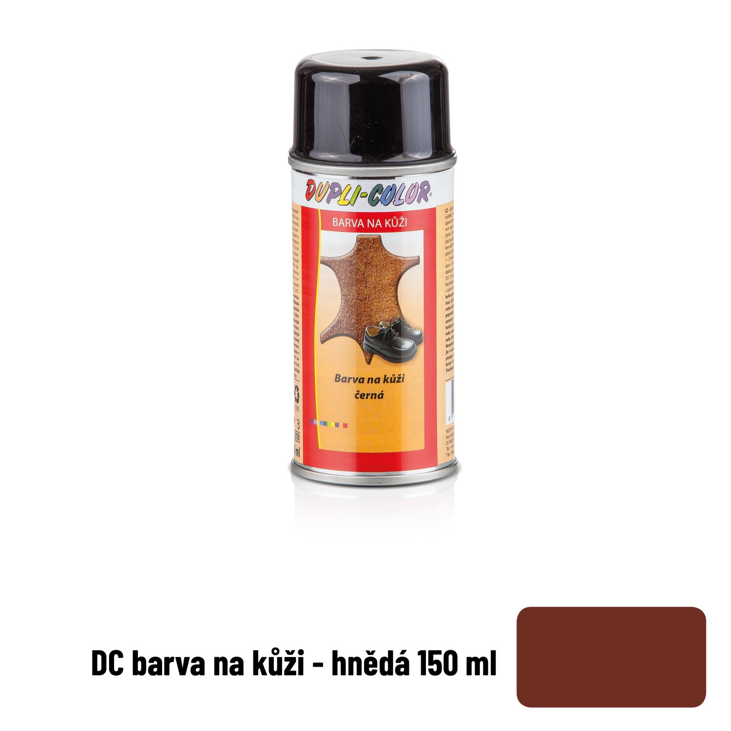 DUPLI-COLOR Barva na kůži ve spreji 150 ml, hnědá