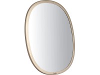 baliv Nástěnné zrcadlo, zlaté, kov / sklo