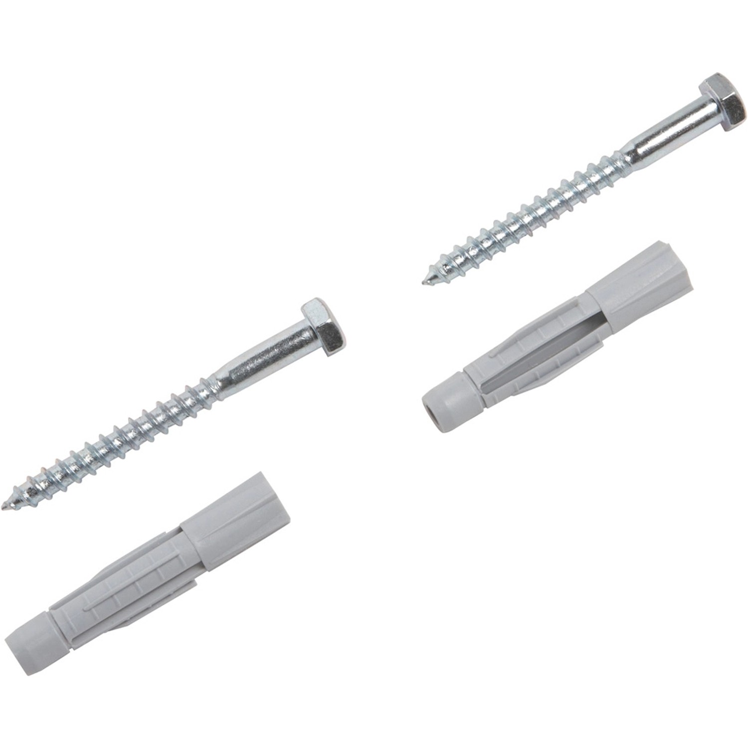 LUX Sada univerzálních hmoždinek 12 mm x 65 mm se šrouby s 6hrannou hlavou, 2 ks