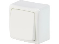OBI Vypínač/ přepínač krémový bílý 6,3 x 6,3 x 3,1 cm OBI Vypínač/ přepínač krémový bílý 6,3 x 6,3 x 3,1 cm