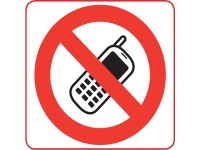 Conacord Samolepicí štítek na hladké povrchy - Netelefonujte 85 x 80 mm Conacord Samolepicí štítek na hladké povrchy - Netelefonujte 85 x 80 mm